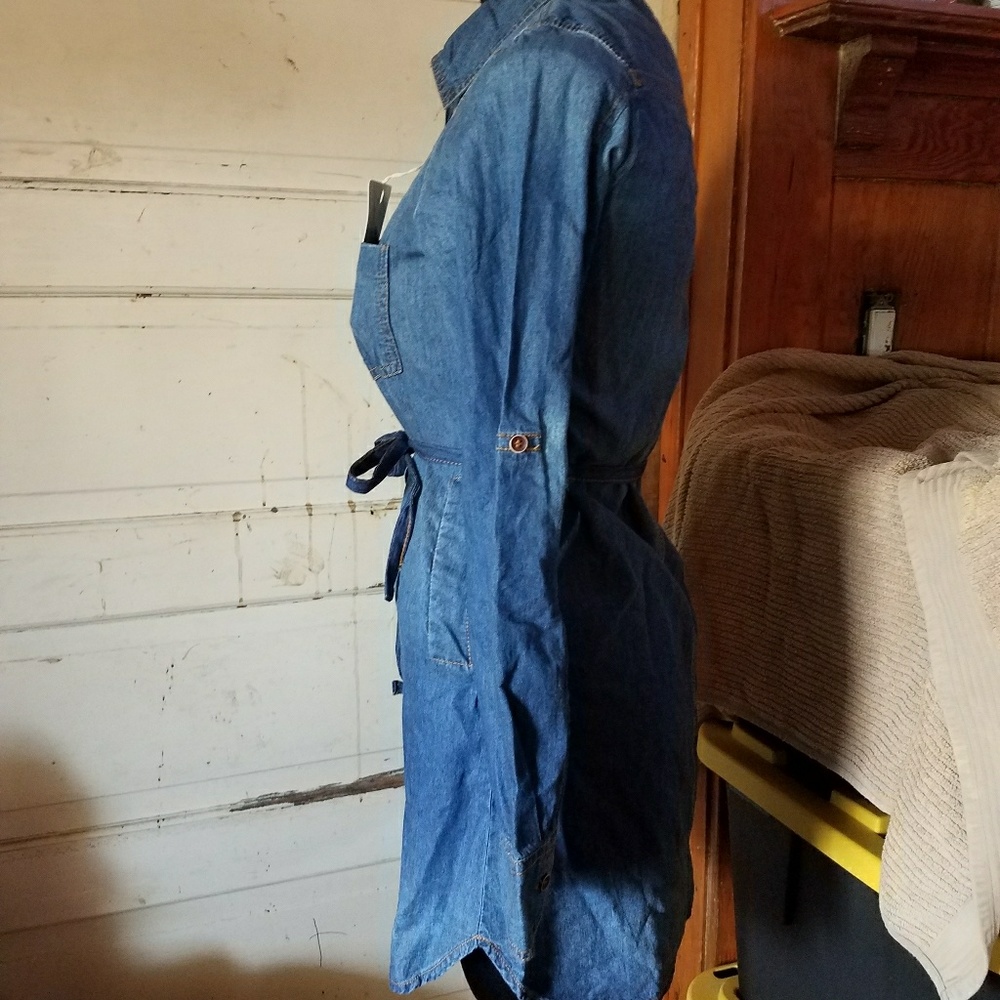 đ New beautiful Blue Denim dress - Picture 3 of 8